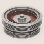 Polia Antivibratória do Virabrequim - Com Damper