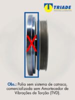 Polia Antivibratória do Virabrequim – Damper - Imagen 5